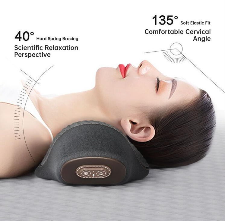 Almohada Cervical con Calor y Masaje